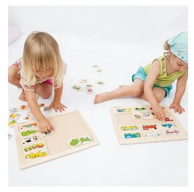 Produktbild von Beleduc Match & Mix Puzzle Transport 11007
