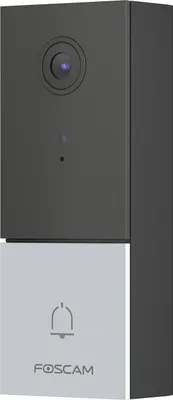 Produktbild von Foscam VD1 4 MP Dual Band WLAN Videotürklingel mit Zwei-Wege-Audio, kompatibel mit Alexa und Google Assistant