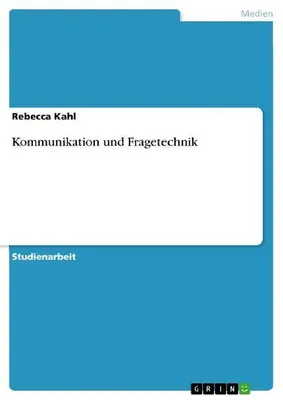 Produktbild von Kommunikation und Fragetechnik