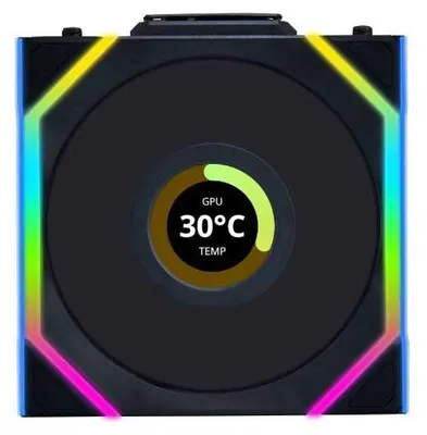Produktbild von Lian Li UNI FAN SL Wireless 120 Reverse Blade, Ventilator, 12 cm, Schwarz