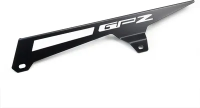 Obrázek produktu pro Ochranný kryt řetězu kompatibilní s Kawasaki GPZ 500 S BJ 1986-03 Logo černé