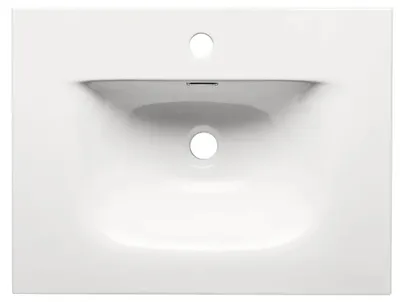 Immagine prodotto di Lavabo da incasso in Vetroceramica 60 cm, bianco