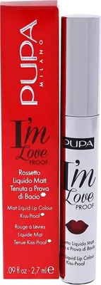 Produktbild von PUPA Milano I'm Loveproof, Rot, Red Pop, 1 Farben, Färbung, Matte, Paraben