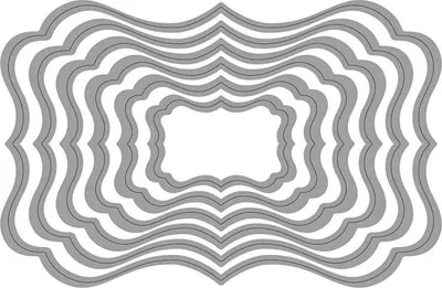 Produktbild von Creativ Company 11783, Schneidschablone, Silber, 1 Stück(e), 11761, 11792, 11799, 25 mm, 80 mm