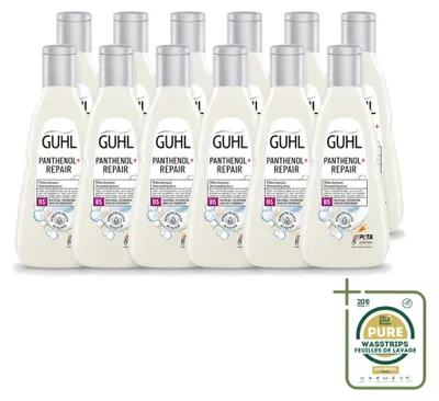 Produktbild von 12 x Guhl Panthenol+ Repair Shampoo - 250 ml - Vorratspackung - 12 Stücke