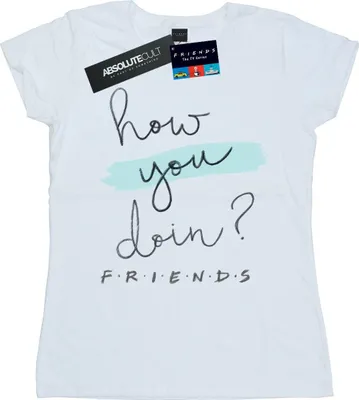 Produktbild von Friends - "How You Doin?" T-Shirt für Damen BI20767 (S) (Weiß)