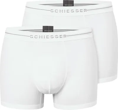 Produktbild von Schiesser Herren Trunk 2-Pack Baumwolle Flex - weiss - Größe 5