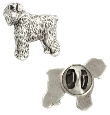 Produktbild von Art-Dog Brosche Flandrischer Treibhund – versilbert