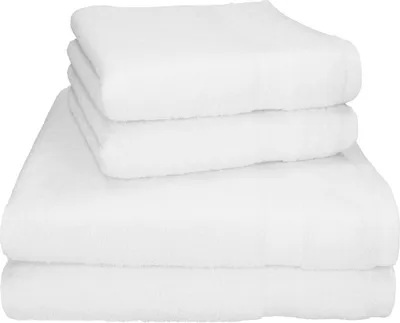 Produktbild von Betz 4-tlg. Handtuch-Set PREMIUM - 2 Liegetücher 2 Handtücher 100% Baumwolle  Farbe: weiß