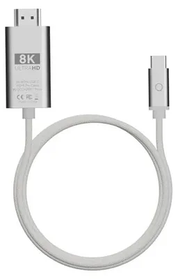 Produktbild von LINQ LQCCH200, USB C, HDMI, 2 m, Grau