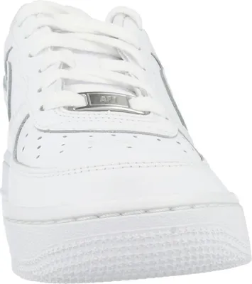 Produktbild von Nike Air Force 1 One Low All Black GS Sneaker schwarz weiss, Farbe:weiß, Schuhgröße:EUR 38