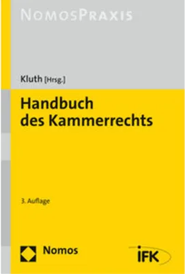 Produktbild von Handbuch des Kammerrechts
