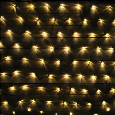 LED-Lichterkette 320 LEDs 3x2 m Warmweiß Timer 8 Modi