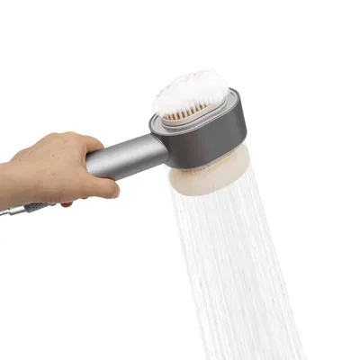 Obrázek produktu pro Sprchové hlavice s houbovou hlavicí a filtračním prvkem 27,5*8,3 cm Ruční sprcha s filtrem Stříbrná