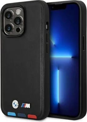 Immagine prodotto di Etui Bmw Bmhcp14X22Ptdk Iphone 14 Promax 6,7 Czarny/Black Leather Stamp Tricolor