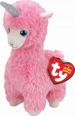 Zdjęcie produktu dla Maskotka Beanie Boos Lama Różowa 15 cm