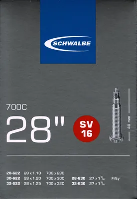 Produktbild von Schwalbe SV 16 28 Zoll Schlauch Sclaverand Ventil
