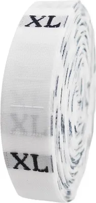 Produktbild von 300 Größen-Etiketten Kleidergrößen Textiletiketten Labels 40x10mm Variantenwahl