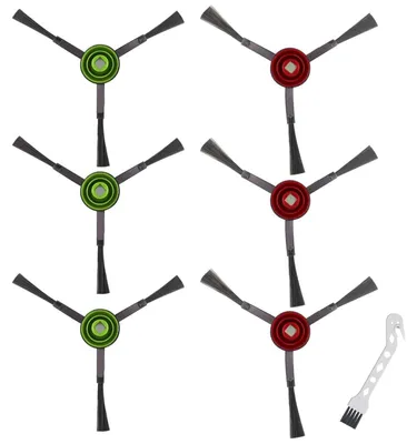 6 Seitenbürsten aus Nylon für Yeedi vac 2 Pro und Ecovacs Deebot N8