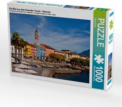 Produktbild von Calvendo Ein Bild aus dem Kalender Tessin - Schweiz 1000 Teile Puzzle quer 640x480mm, Kruse Joana; 7358015
