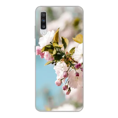 Produktbild von MuchoWow® Handyhülle Schutzhülle Hülle für Samsung Galaxy A70 Blumen - Blüte - Frühling Silikon Softcase Handy Hülle - Schutzhaube