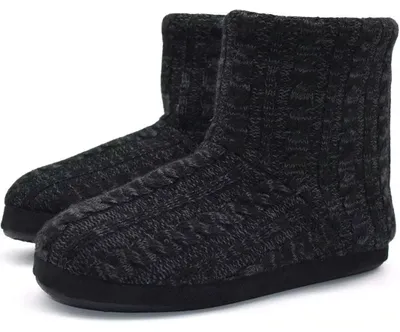 Produktbild von Solidchoice - Damen-Pantoffeln aus Plüsch mit Memory-Schaum