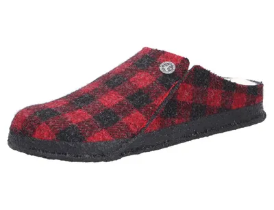 Produktbild von Birkenstock Damen Hausschuh 6710-35, 6710-36, 6710-37, 6710-38, 6710-39, 6710-40, 6710-41, 6710-42, 6710-43 BIR-1017544 plaid red 36
