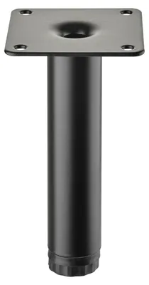 Produktbild von SOTECH Möbelfuß LIMA Ø 25 mm – Höhe 120 mm, schwarz matt