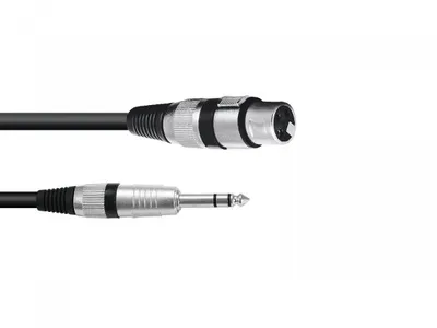 Productafbeelding van Kabel XK-09: XLR-mannelijk / tulpstekker (stereo), 0,9 meter