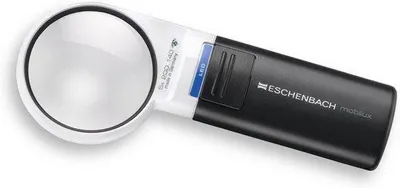 Productafbeelding van Vergrootglas met LED-verlichting Handloep Vergroting 5x Ø 58mm