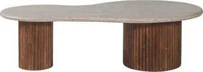 Produktbild von Marlon Couchtisch | 120 x 60 x 40 cm | Travertin Beige