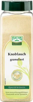 Produktbild von Fuchs Professional Knoblauch granuliert mit scharfen Aroma 600g