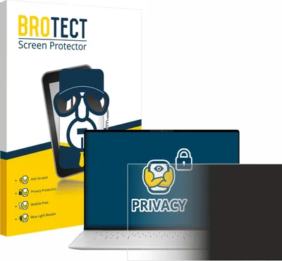 Produktbild von BROTECT Sichtschutzfolie für Dell XPS 13 9340 Non-Touch Anti-Spy Privacy Sichtschutz Blickschutz Folie Blaulicht-Schutz