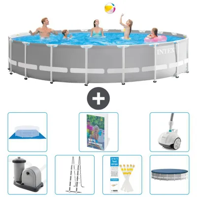 Produktbild von Prism Frame Pool Rund - 610x132 cm - 6-teilig S616