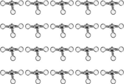 Produktbild von 20pcs Langlebige flexible Drei -Wege -Wirbelschwingungsfischereianschlüsse (3#)