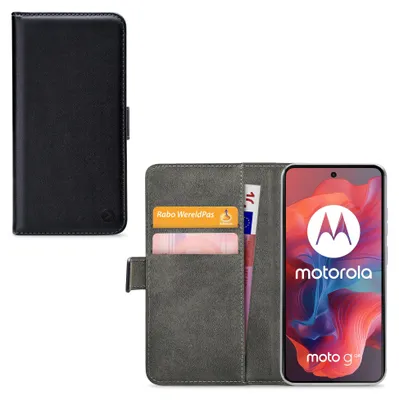 Image de Étui Mobilize Classic Gelly Wallet pour Motorola Moto G04 - Étui à rabat avec porte-monnaie - Noir