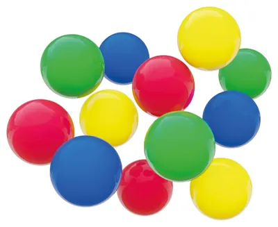 Image de Hubelino 12 billes en bleu, vert, rouge, jaune pour le circuit de billes