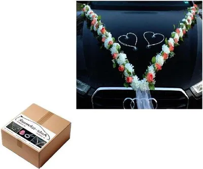 Image de Kit de guirlandes pour mariages - Décoration - 3,6 mètres - Motifs azalée et rose