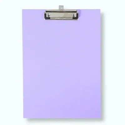 Immagine prodotto di Cartoncino A4 con clip premium viola chiaro