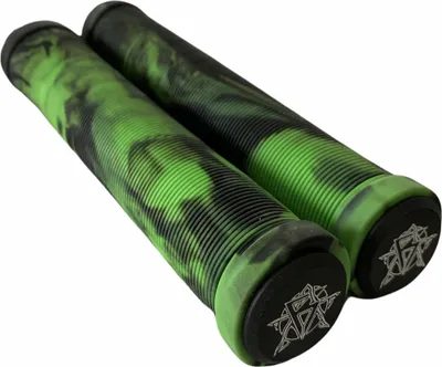 Image de Poignées Trottinette - Grip - Black/Green - Revolution