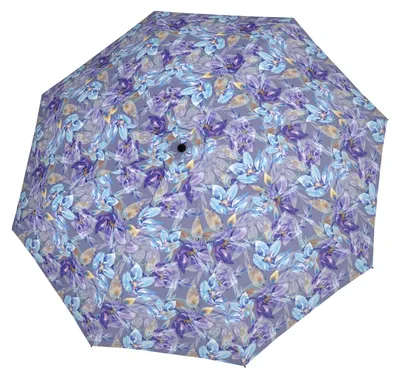 Produktbild von doppler Taschenregenschirm Regenschirm Fiber Magic Printed Pattern Impression violett