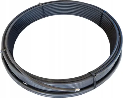 Produktbild von Schwarzer Aluminium-Blitzschutzdraht Fi 8Mm In Pvc-Isolierung - 10Kg 50Mb