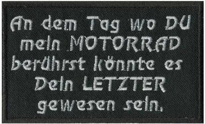 Produktbild von AUFNÄHER - An dem Tag... - 06102 - Patches Stick Applikation