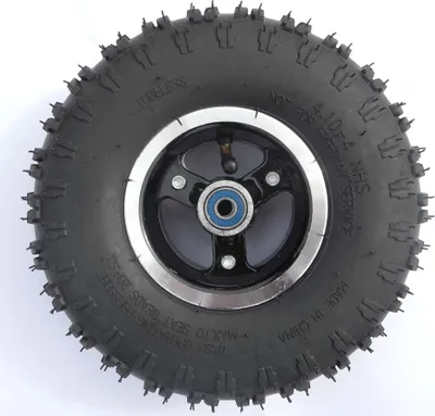 Produktbild von Komplettrad 4.10-4 Stollenprofil 80/60-4 schwarz