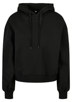 Immagine prodotto di Build Your Brand - Felpa con cappuccio oversize da donna TN3568 (XS) (Nero)