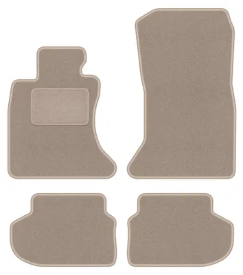 Immagine prodotto di Tappetini in moquette per BMW 5 F11 FL xDrive 2013-2017 (station wagon/Touring) – set 4 pezzi, beige, su misura – Wielganizator LUX