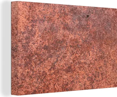 Produktbild von OneMillionCanvasses® - Leinwandbilder - 140x90 cm, Eisen - Metall - Rost, Wandbilder Kunstdruck Wanddekoration - Foto auf Leinwand - Gemälde auf Holzrahmen