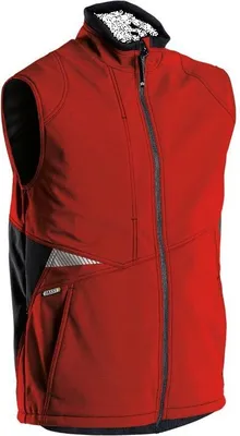 Produktbild von DASSY® Fusion Softshell-Weste ROT/SCHWARZ Gr.XS Länge: STANDARD