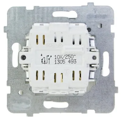 Image de ŁP-7G/m/00 OSPEL AS Interrupteur blanc sans cadre interrupteur double NO
