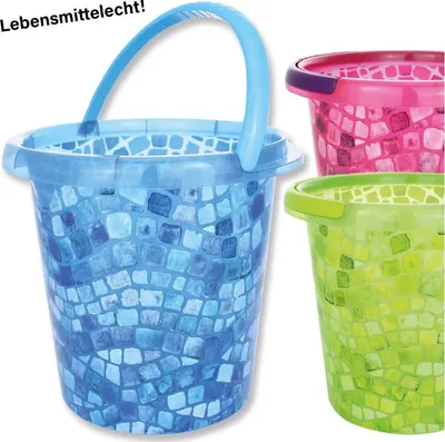 Produktbild von Eimer LONDON - Steindruck - 10 Liter Inhalt - farbig - 1 Stück